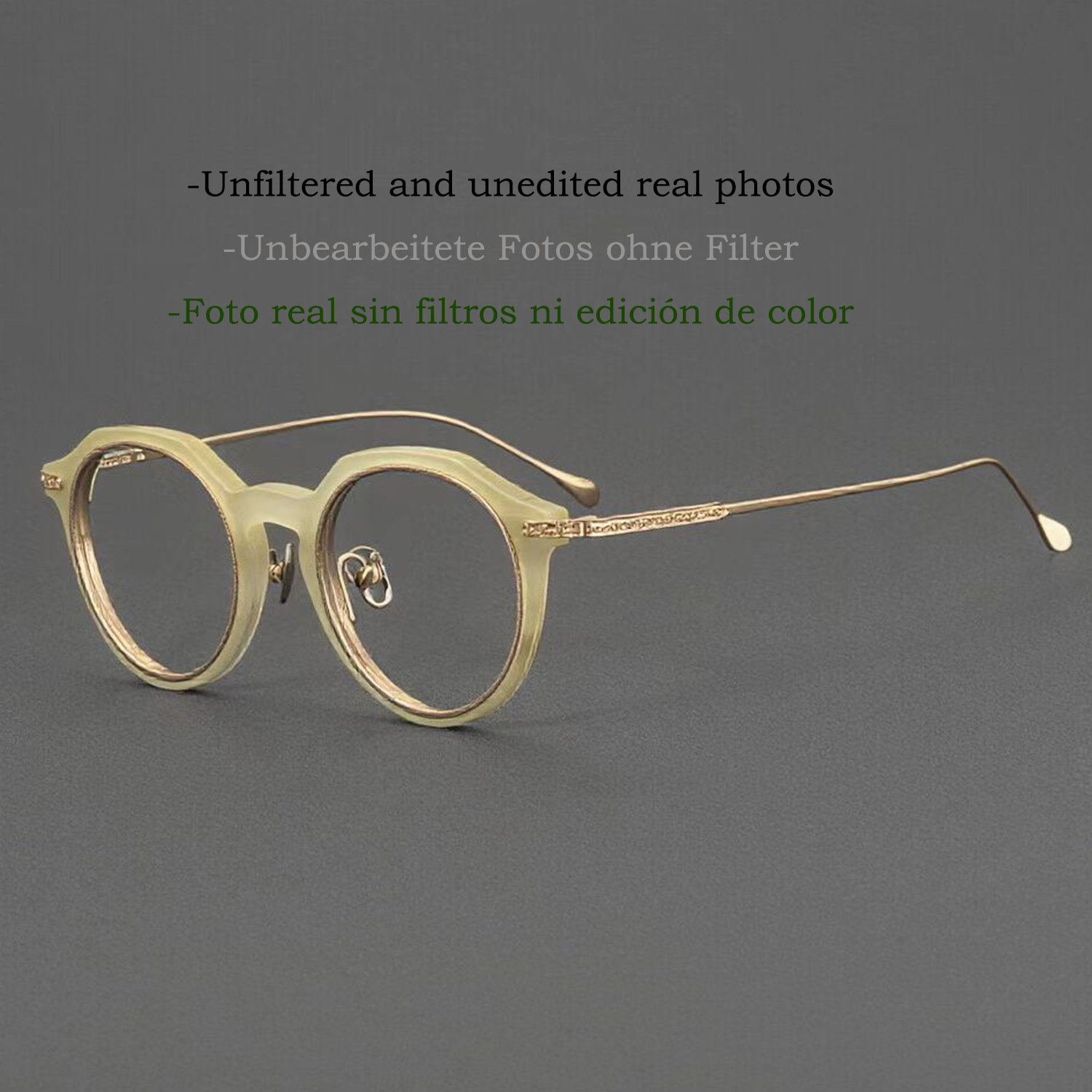 Hot-selling high-end vintage-style glasses