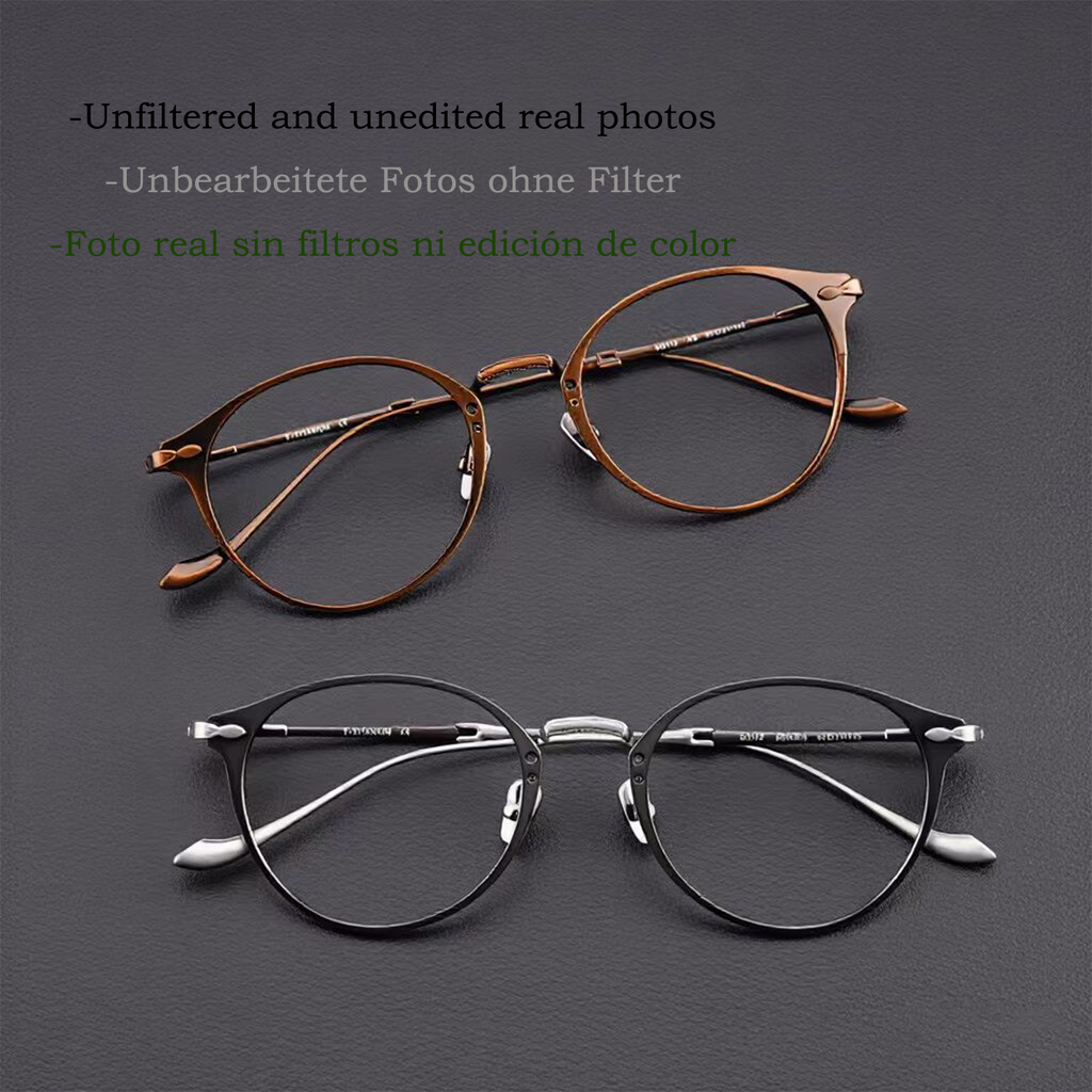 Vintage-Brille im Old-Money-Stil