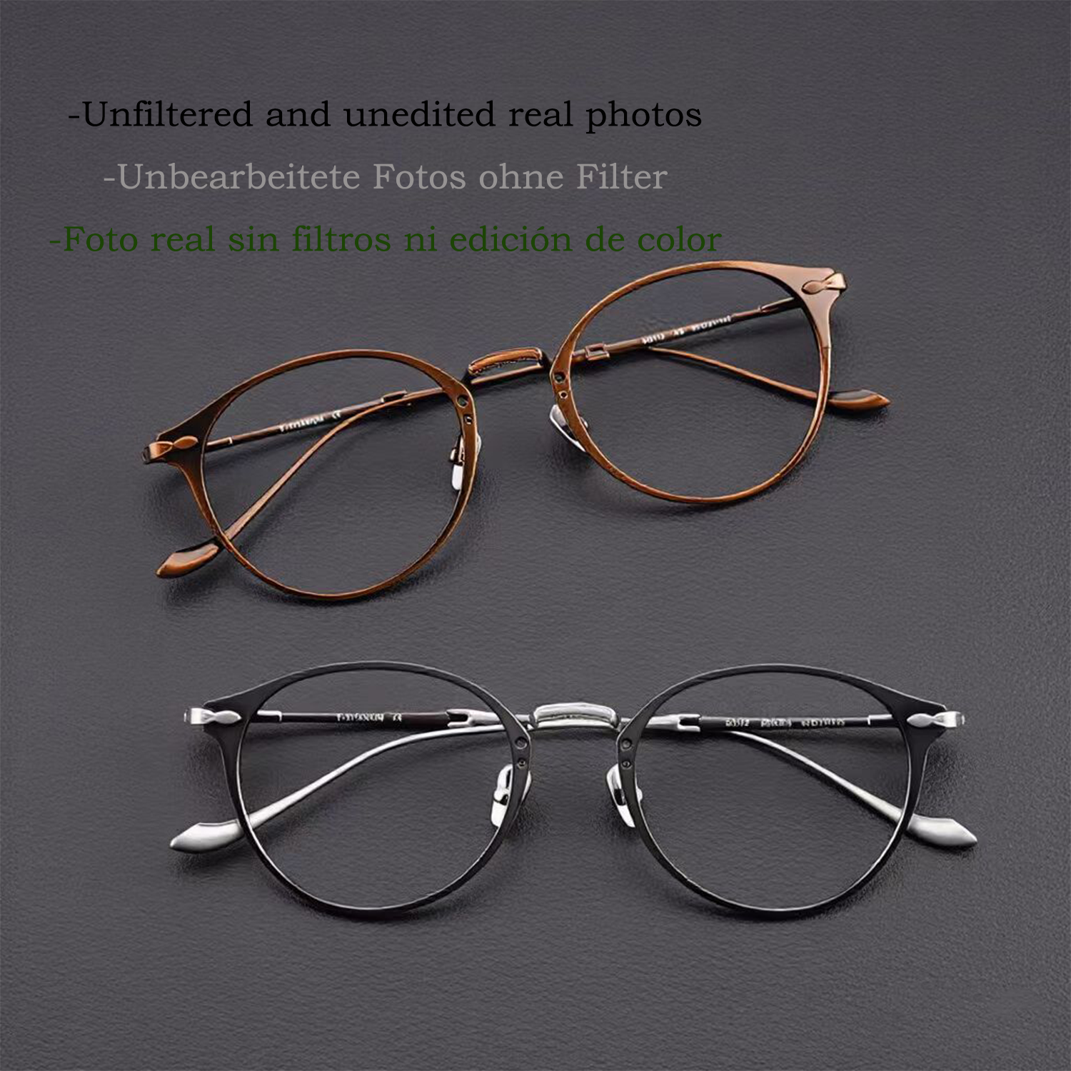 Vintage-Brille im Old-Money-Stil