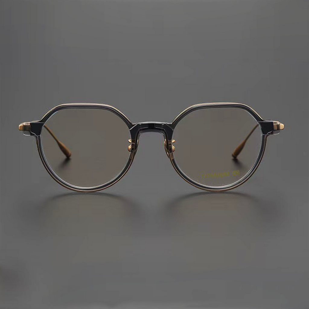 Gafas de lámina de titanio puro