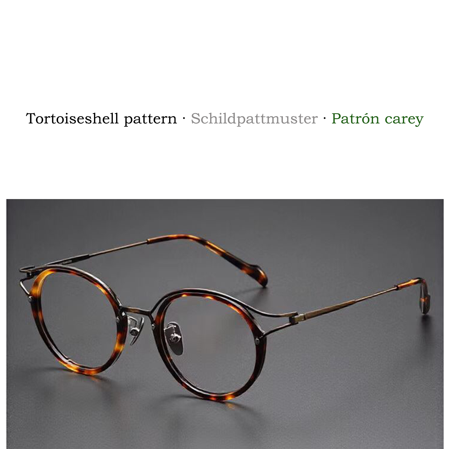 British-style vintage glasses