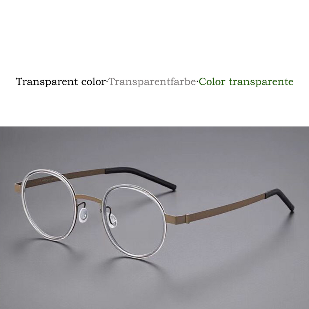 vintage titanio puro eye glasses