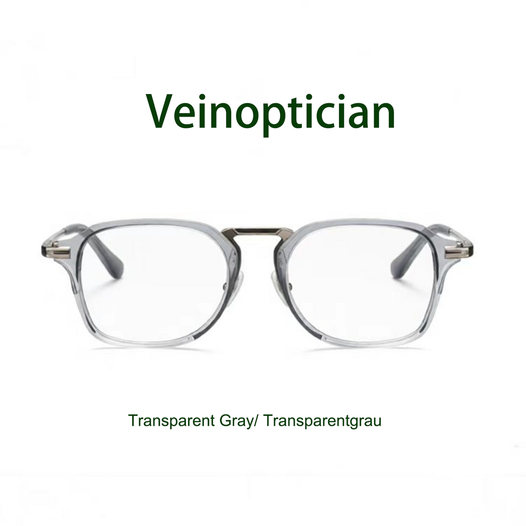 Personalisierte Vintage-Brille aus Titan, einteilig