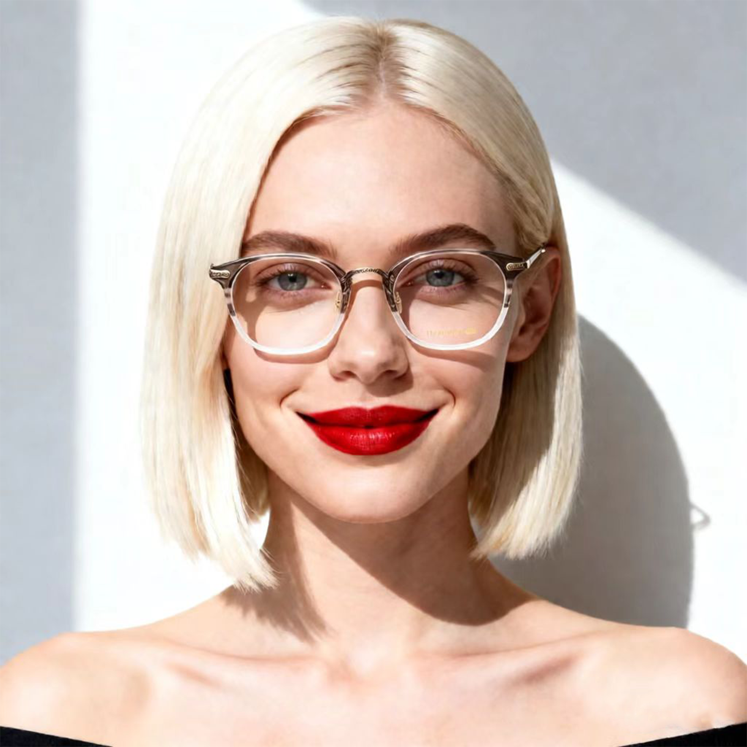 Brillen mit festem Rahmen – Vintage-Stil
