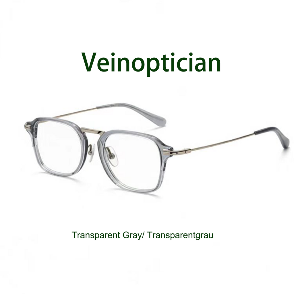Personalisierte Vintage-Brille aus Titan, einteilig
