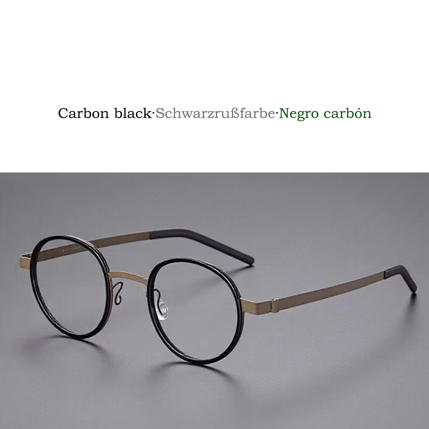 vintage titanio puro eye glasses