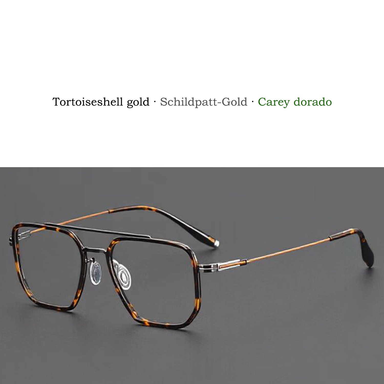 Gafas de moda cuadradas para adolescentes