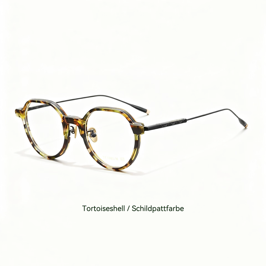 Gafas de lámina de titanio puro