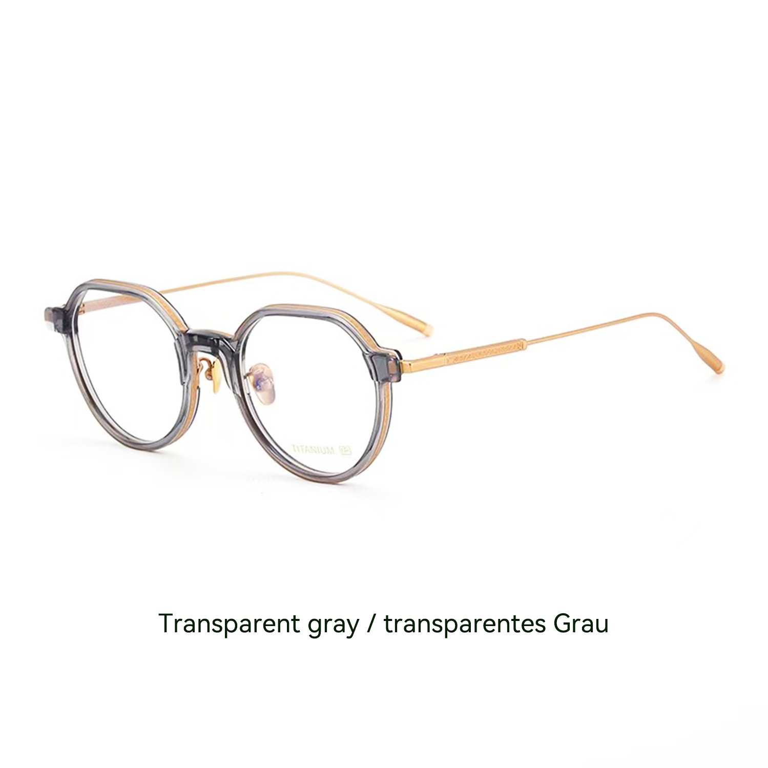 Gafas de lámina de titanio puro