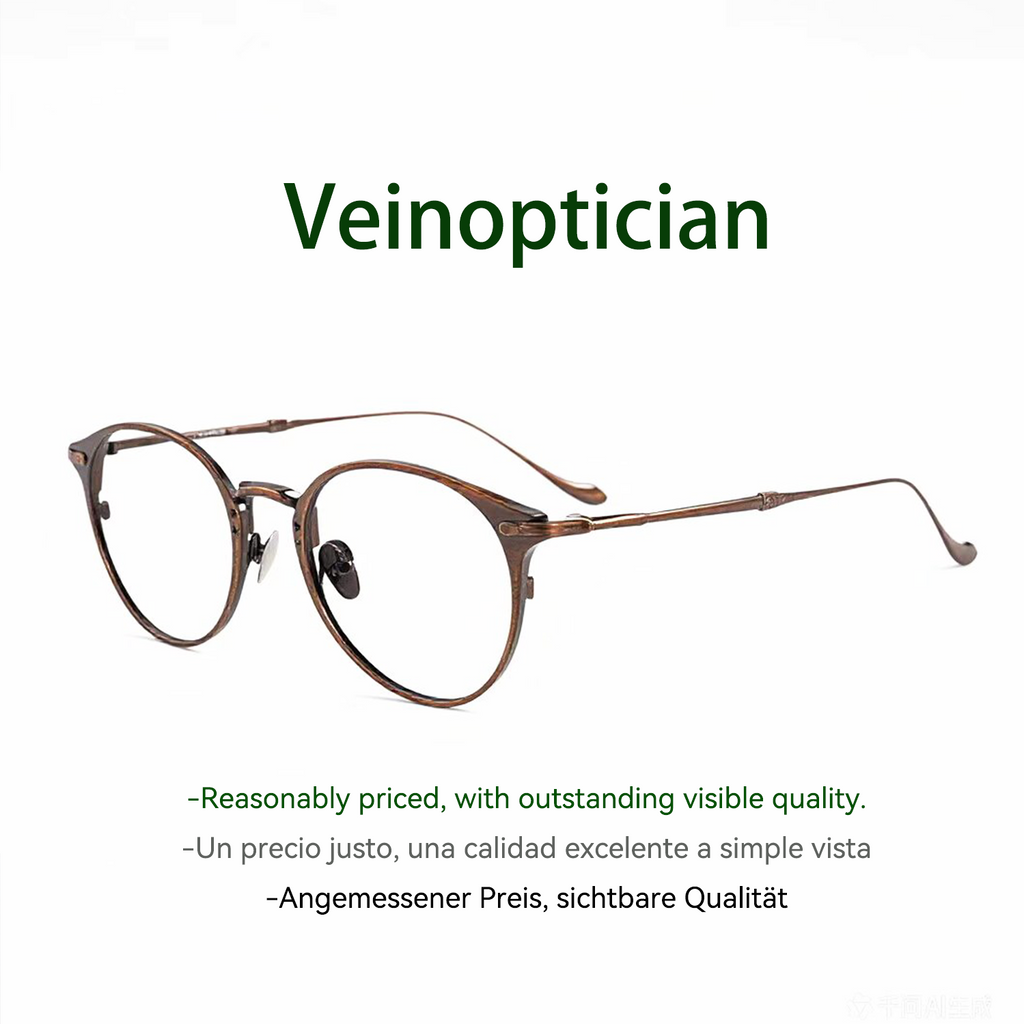 Vintage-Brille im Old-Money-Stil