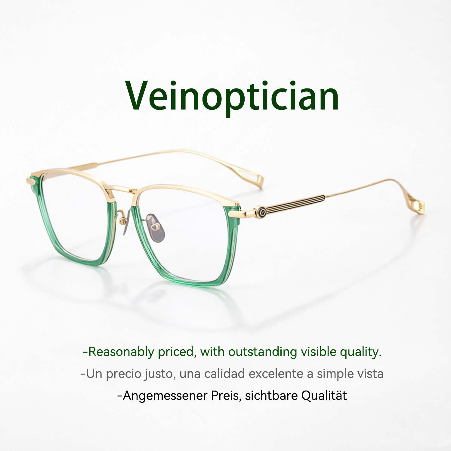 Vintage-Brille im Industrial Style