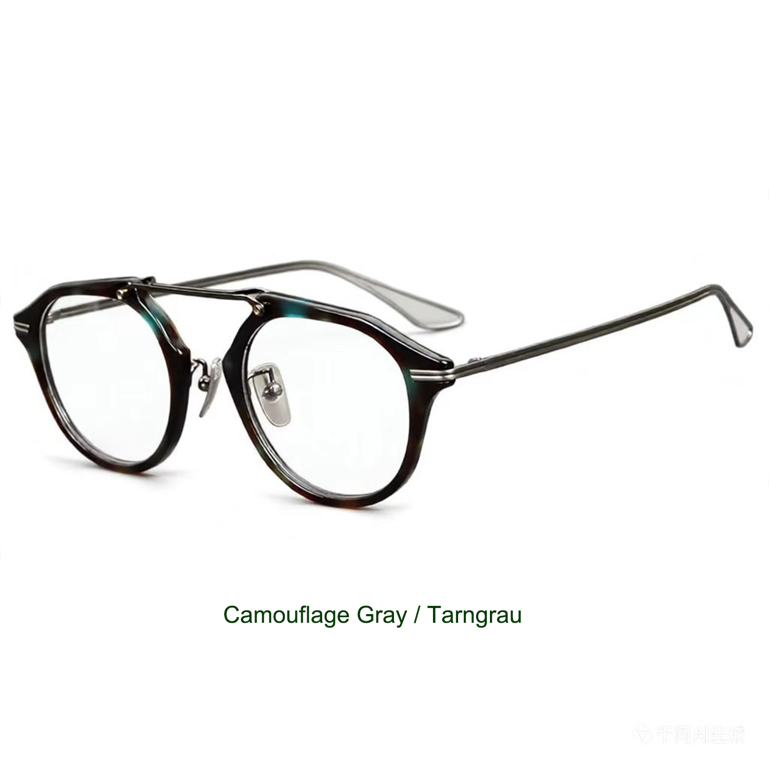 Titanium Fashion Acetate Fiber Frame Glasses