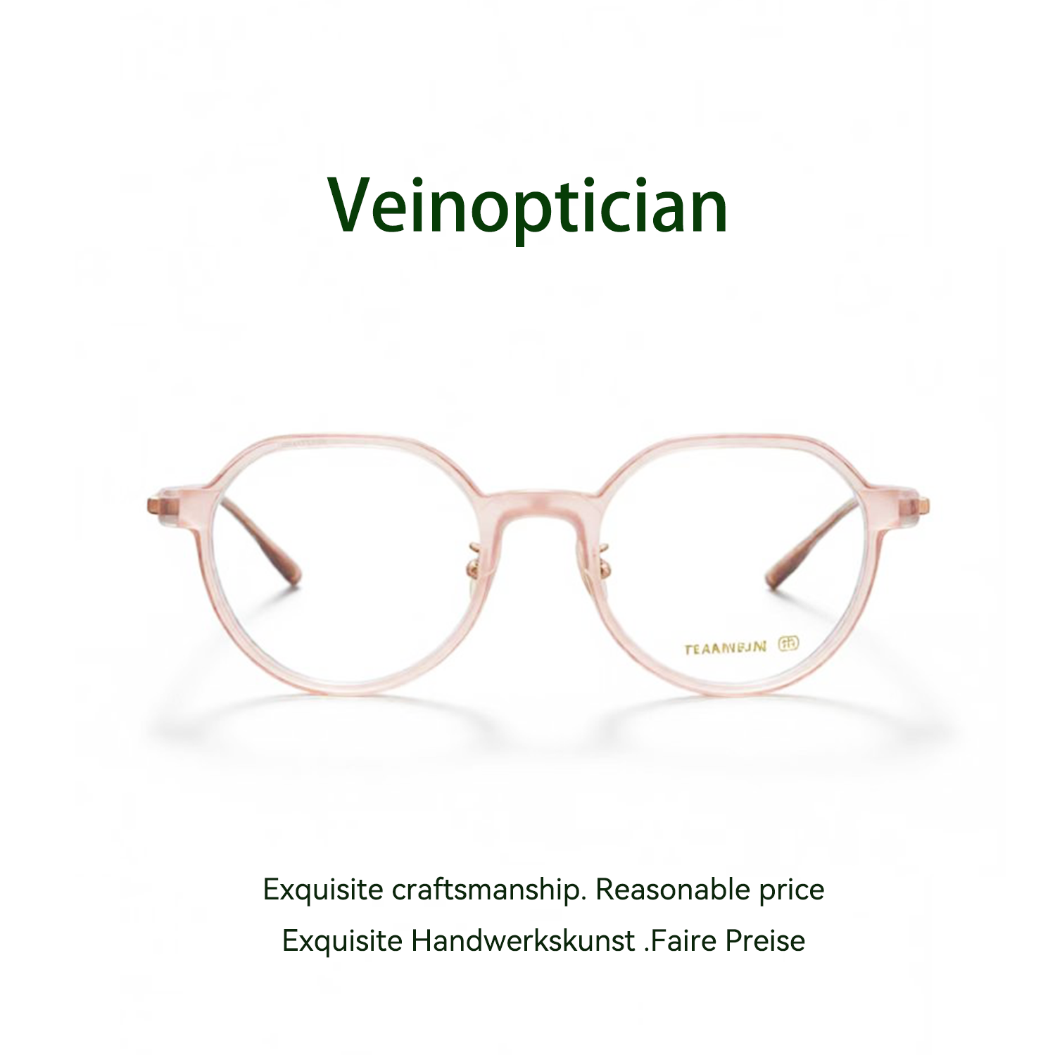 Gafas de lámina de titanio puro