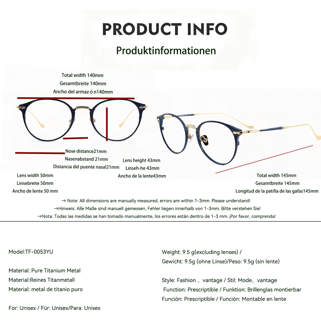 Vintage-Brille im Old-Money-Stil