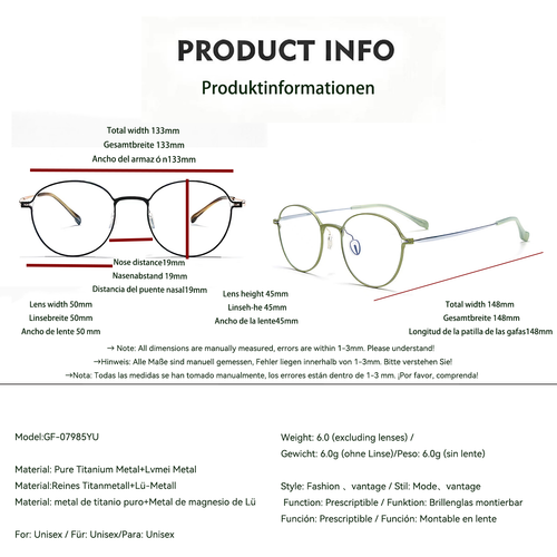 Dopamine dressing eye glasses