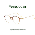 Ultra-light Pure Titanium Retro Glasses