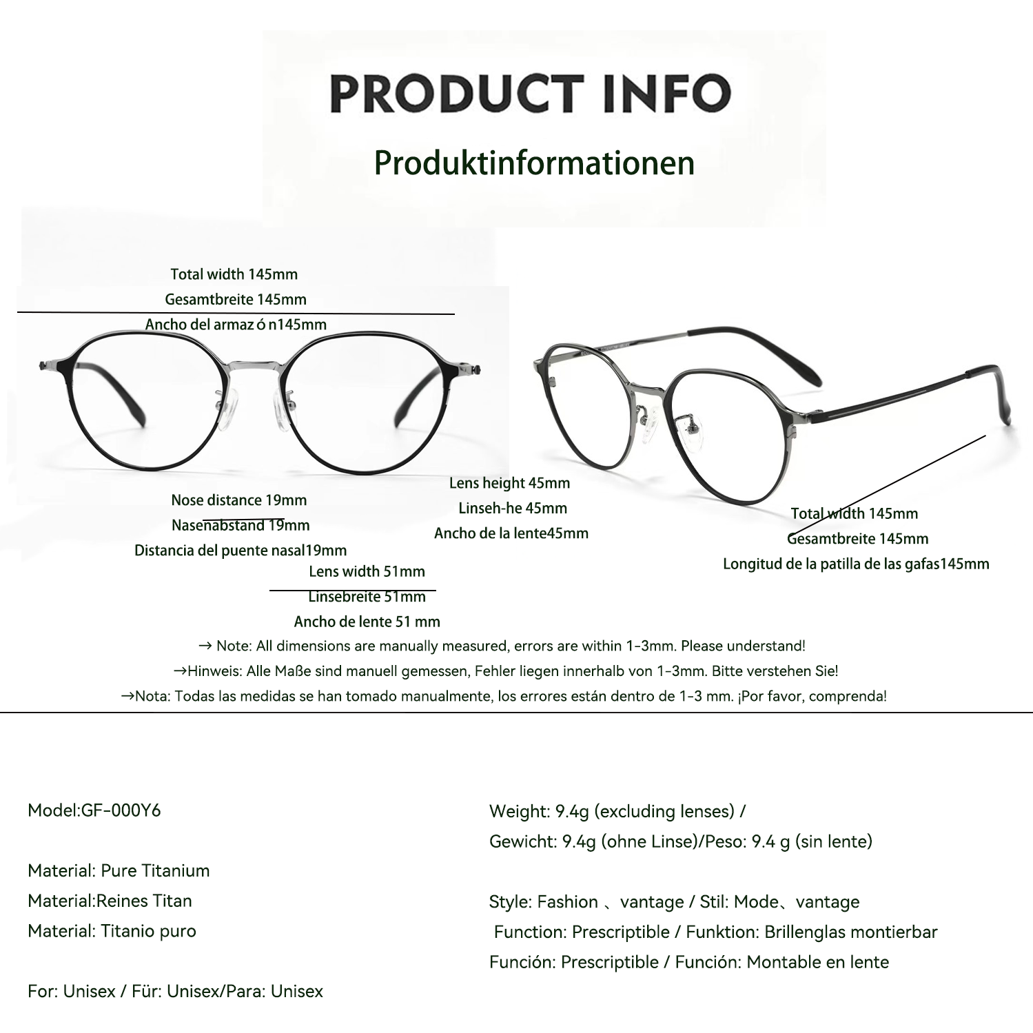 Gafas de época
