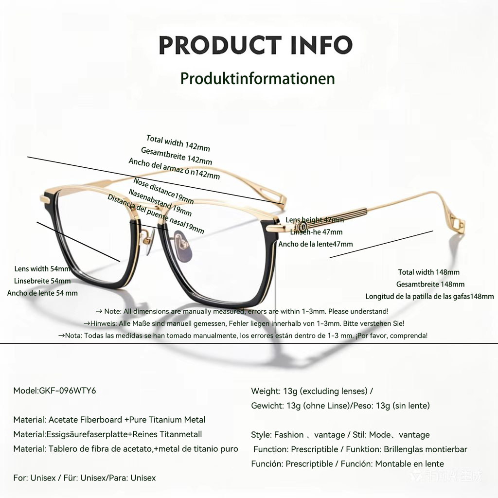 Vintage-Brille im Industrial Style