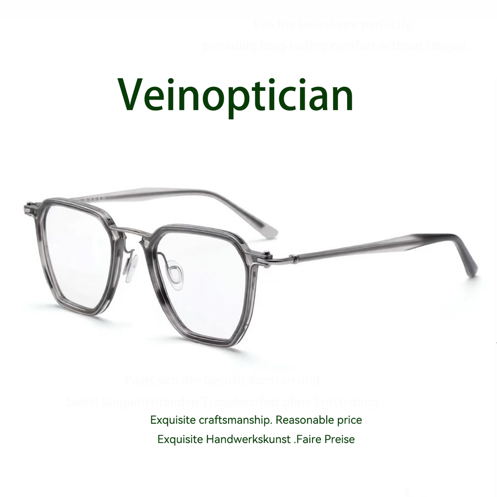 Modische Brille mit Titan-Metallrahmen
