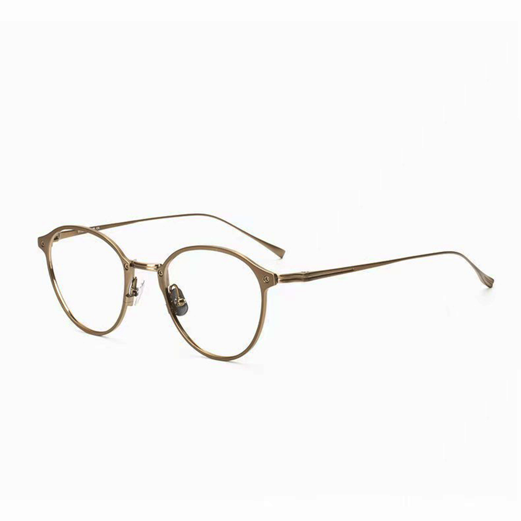Business-Chic Retro-Brillengestell aus ultratransparentem Volltitan-Metall, Unisex, erhältlich in drei Farben