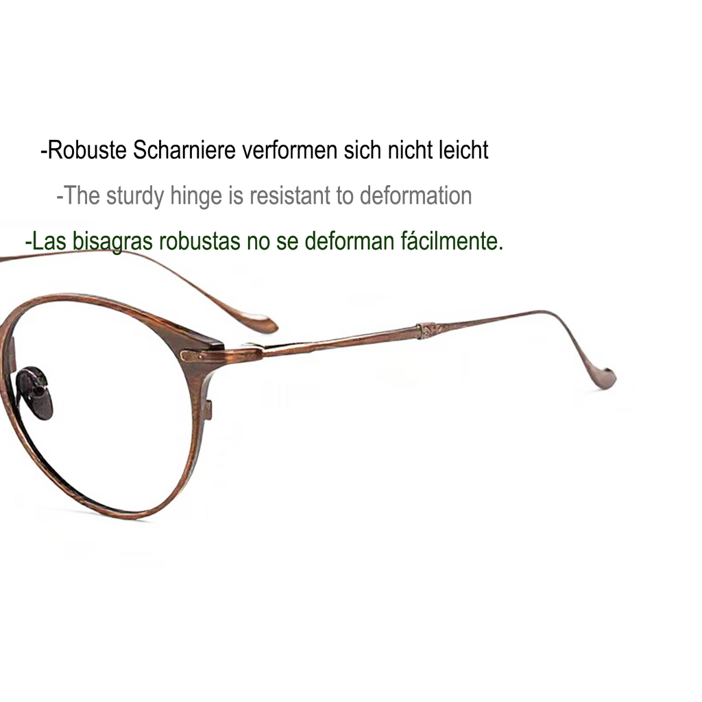 Vintage-Brille im Old-Money-Stil