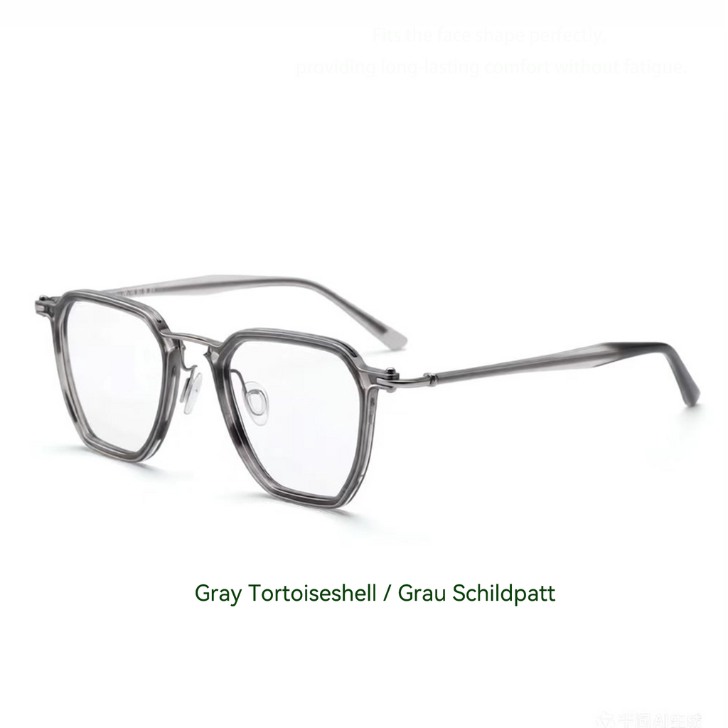Modische Brille mit Titan-Metallrahmen