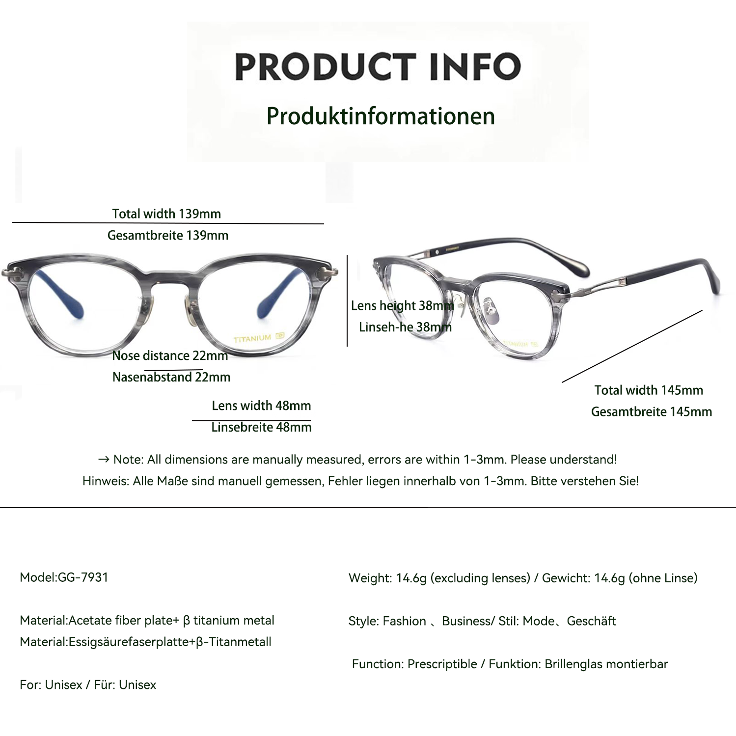 Pure Frame Glasses