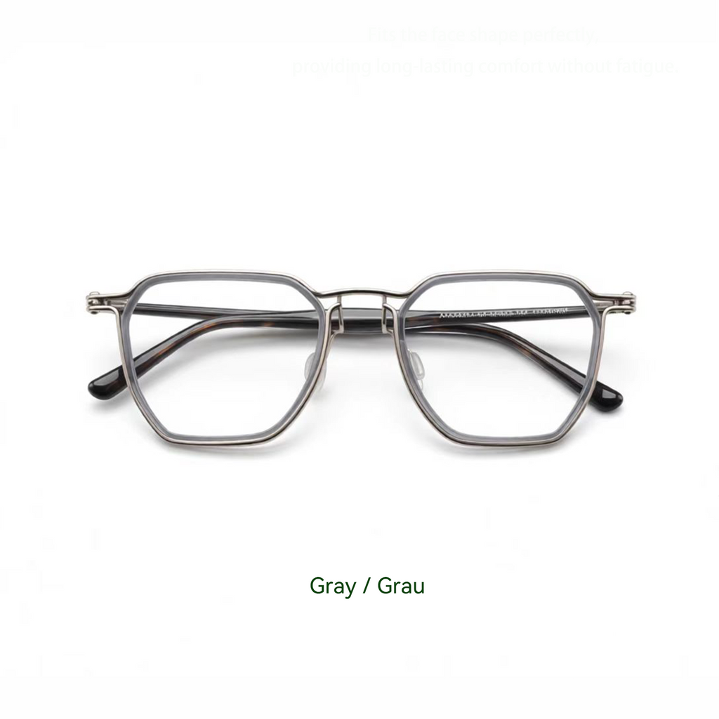 Modische Brille mit Titan-Metallrahmen