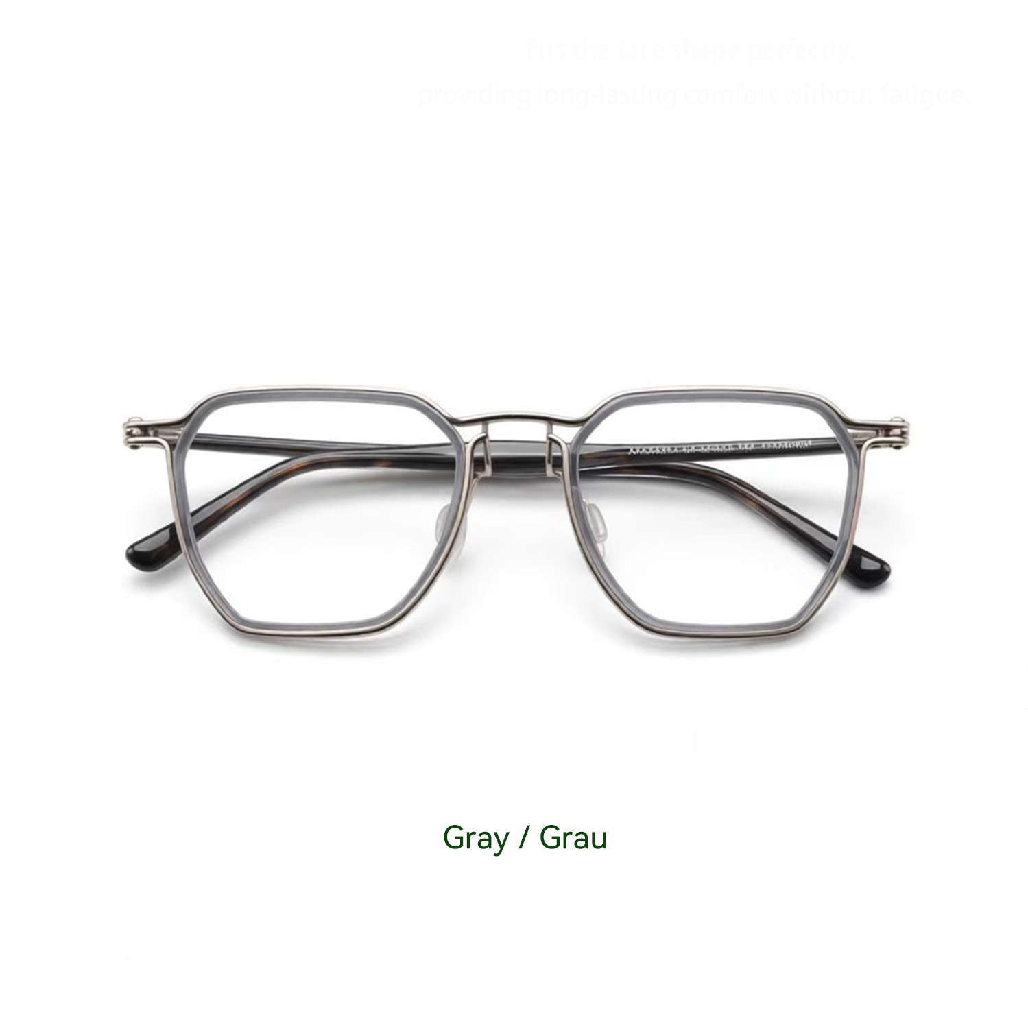 Modische Brille mit Titan-Metallrahmen
