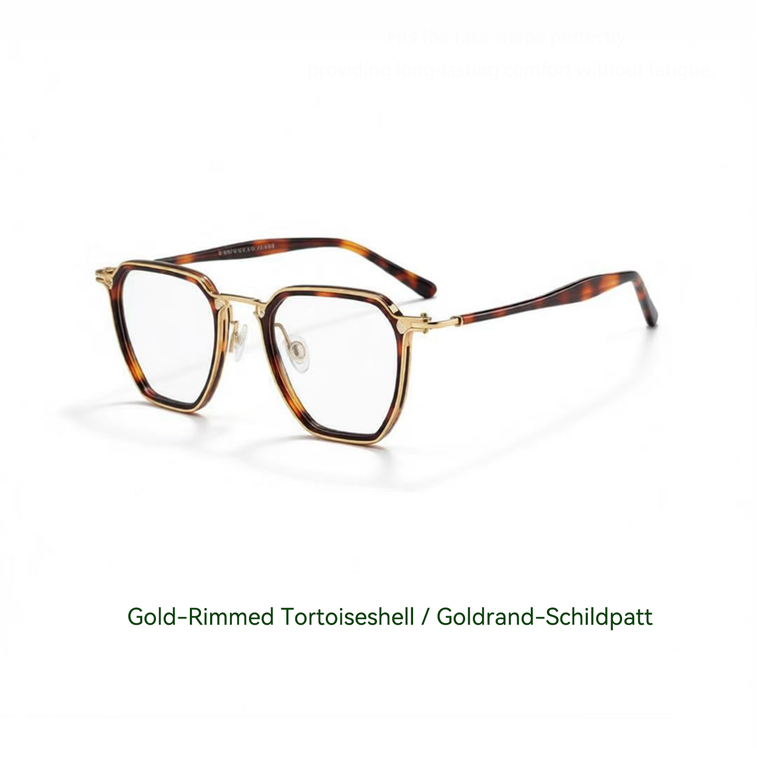 Gafas de moda con montura de metal de titanio