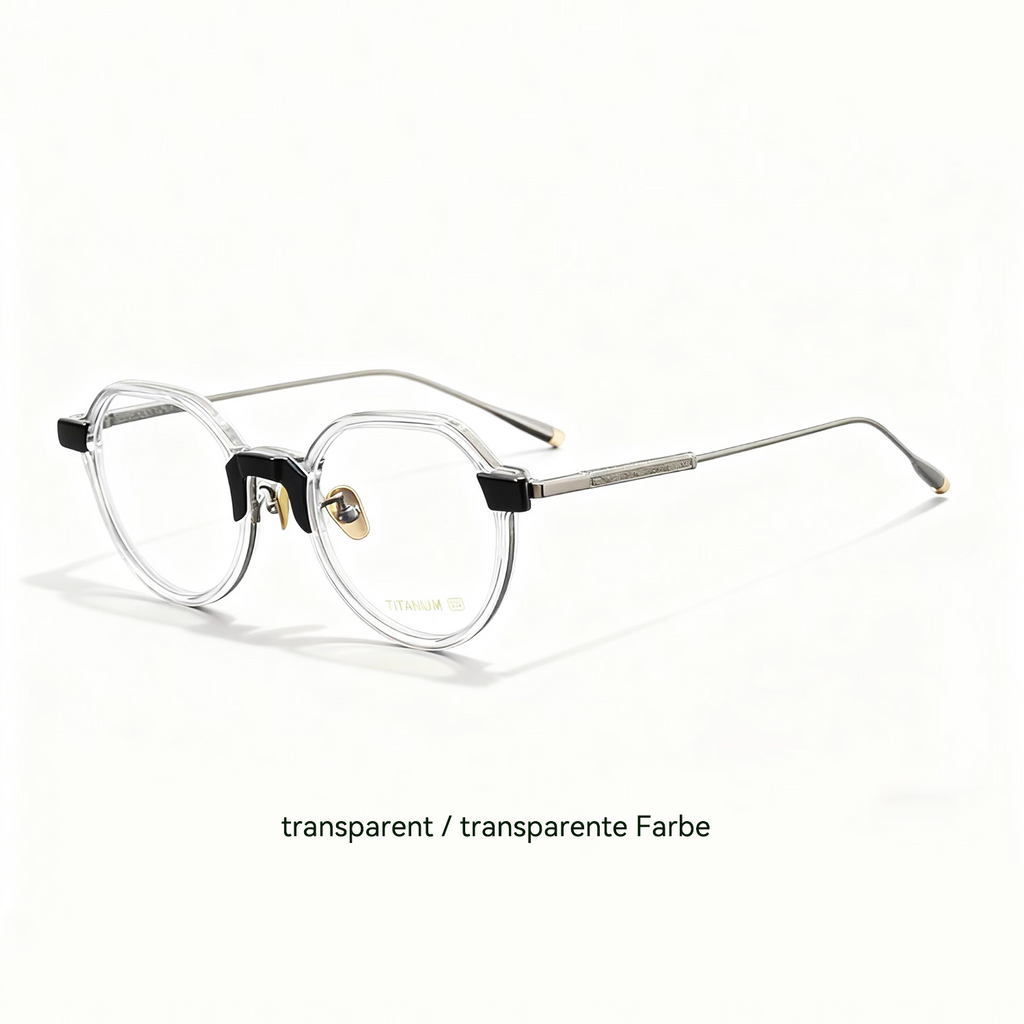 Gafas de lámina de titanio puro