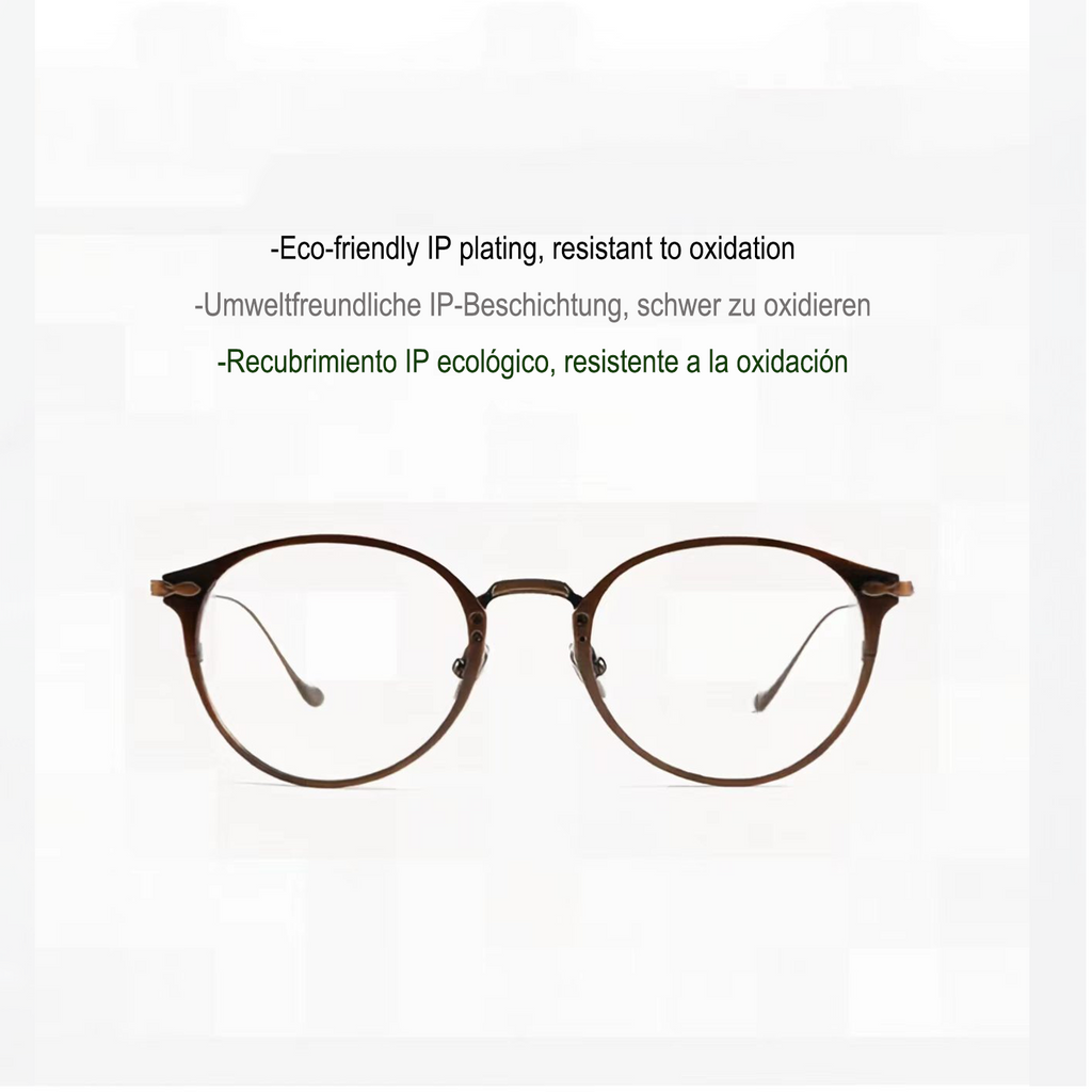Vintage-Brille im Old-Money-Stil