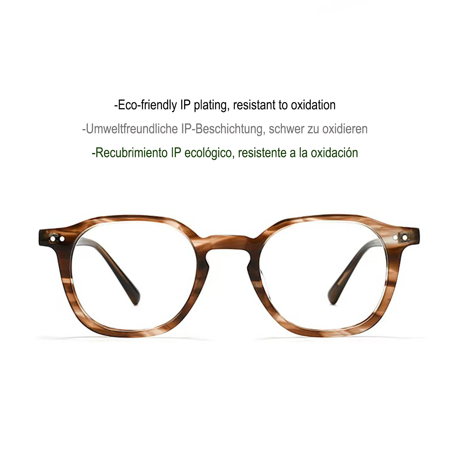 Acetate fiber board glasses