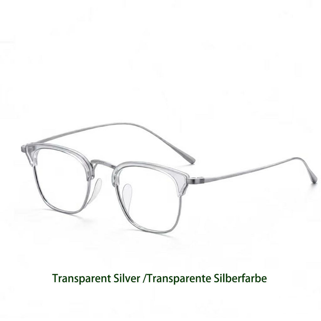 Gafas de Negocios de Moda Vintage de Titanio