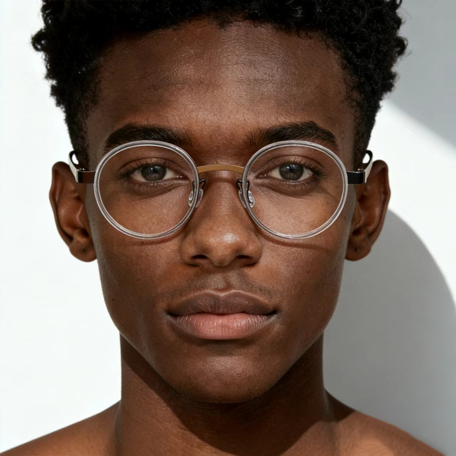 gafas de titanio puro vintage