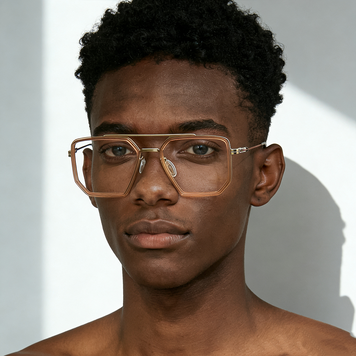 Gafas de moda cuadradas para adolescentes