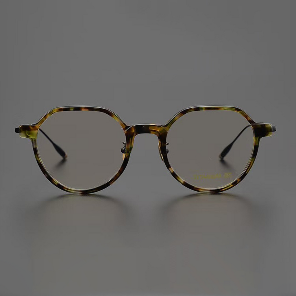 Gafas de lámina de titanio puro