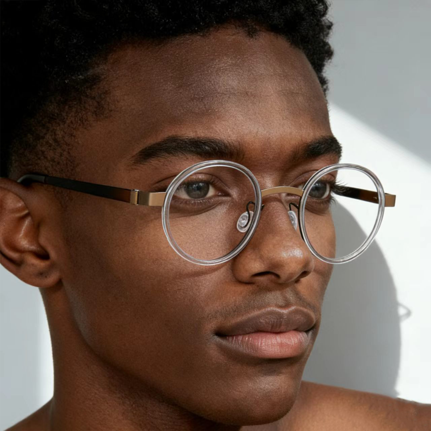 gafas de titanio puro vintage