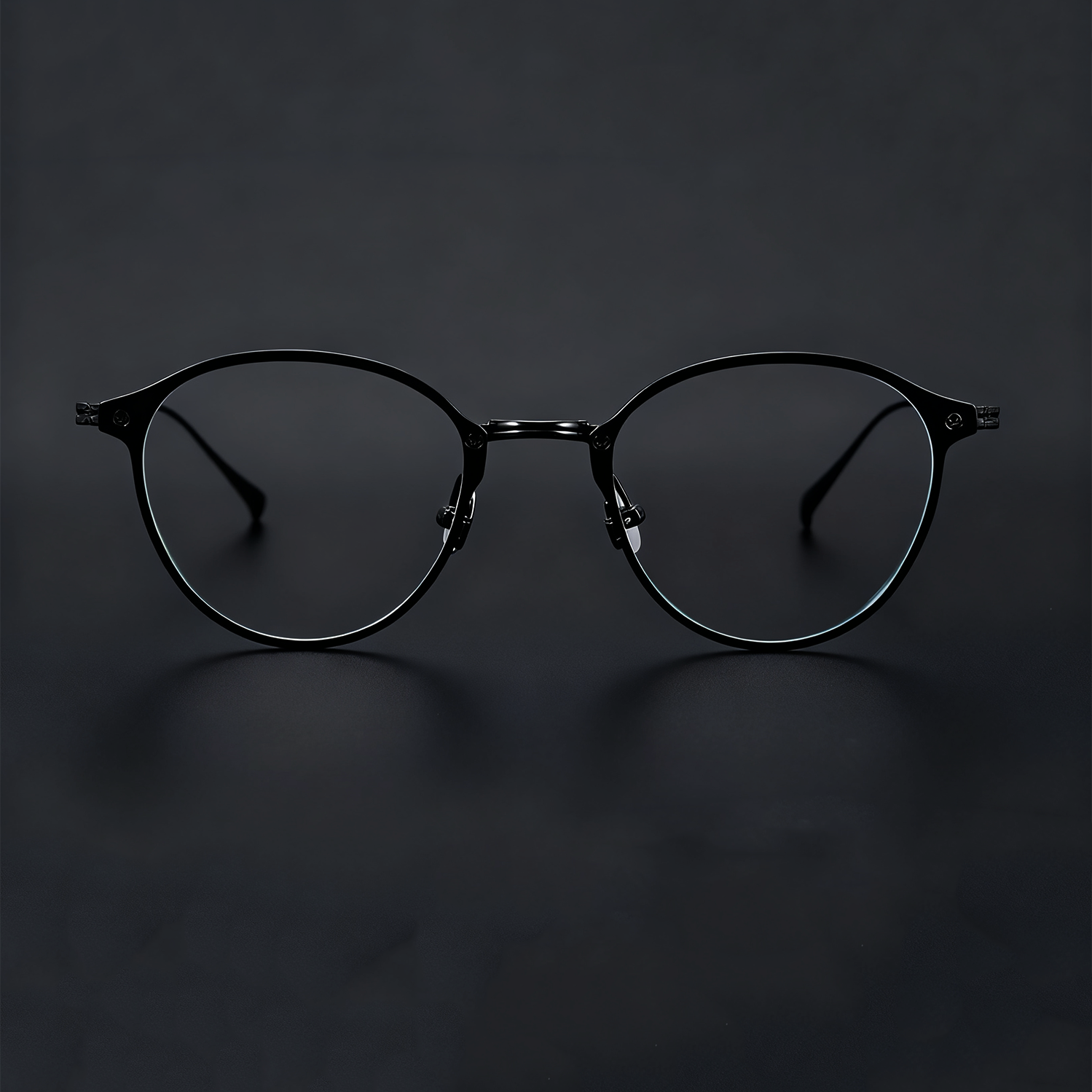 Business-Chic Retro-Brillengestell aus ultratransparentem Volltitan-Metall, Unisex, erhältlich in drei Farben