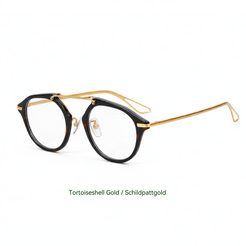 Titanium Fashion Acetate Fiber Frame Glasses