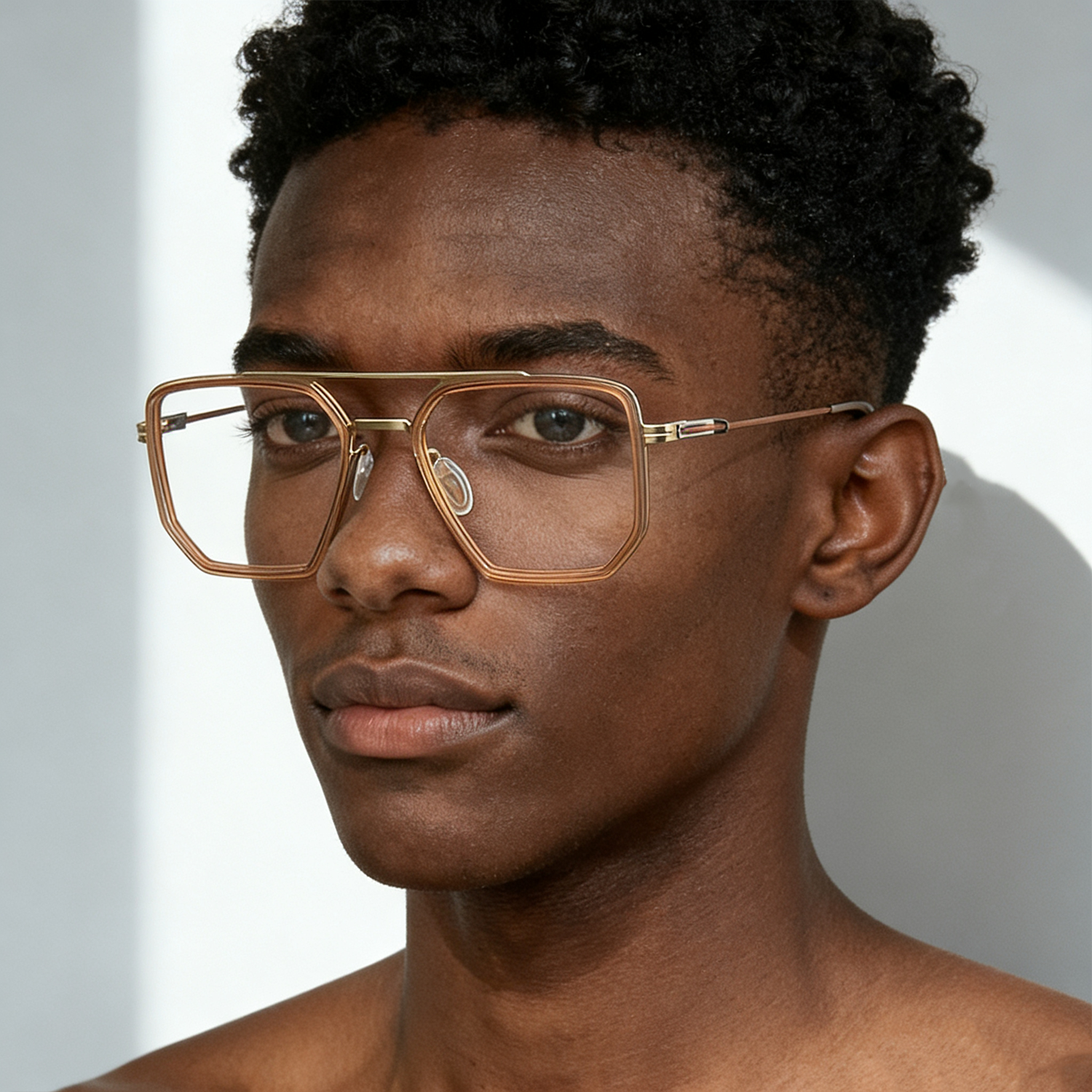 Gafas de moda cuadradas para adolescentes